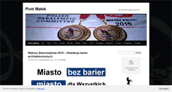 Desktop Screenshot of piotrmalek.info